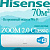 Hisense Классические сплит-системы серии ZOOM 2.0 Classic A AS-24HW4RBSKB00 с установкой